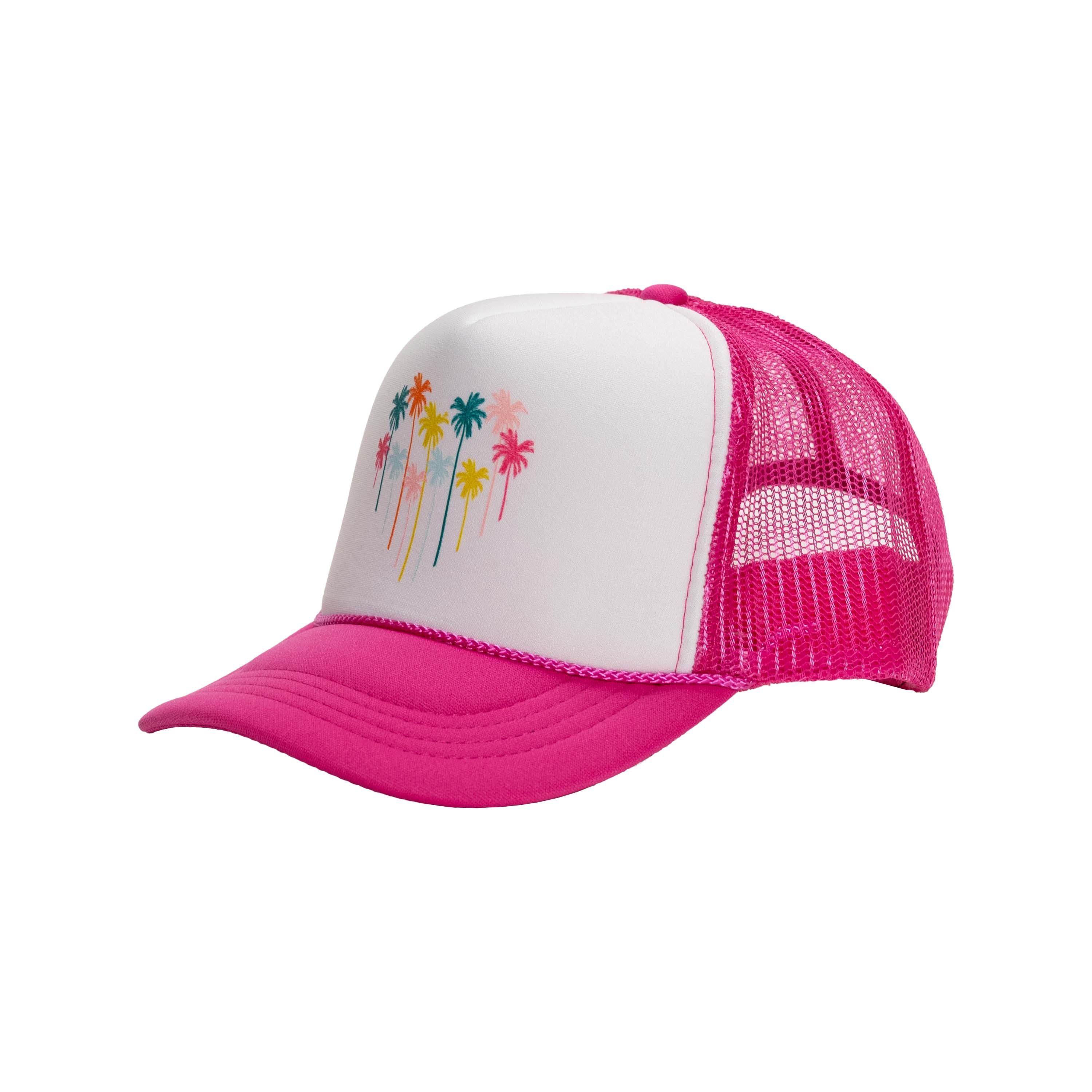 Palm Paradise kids trucker hats