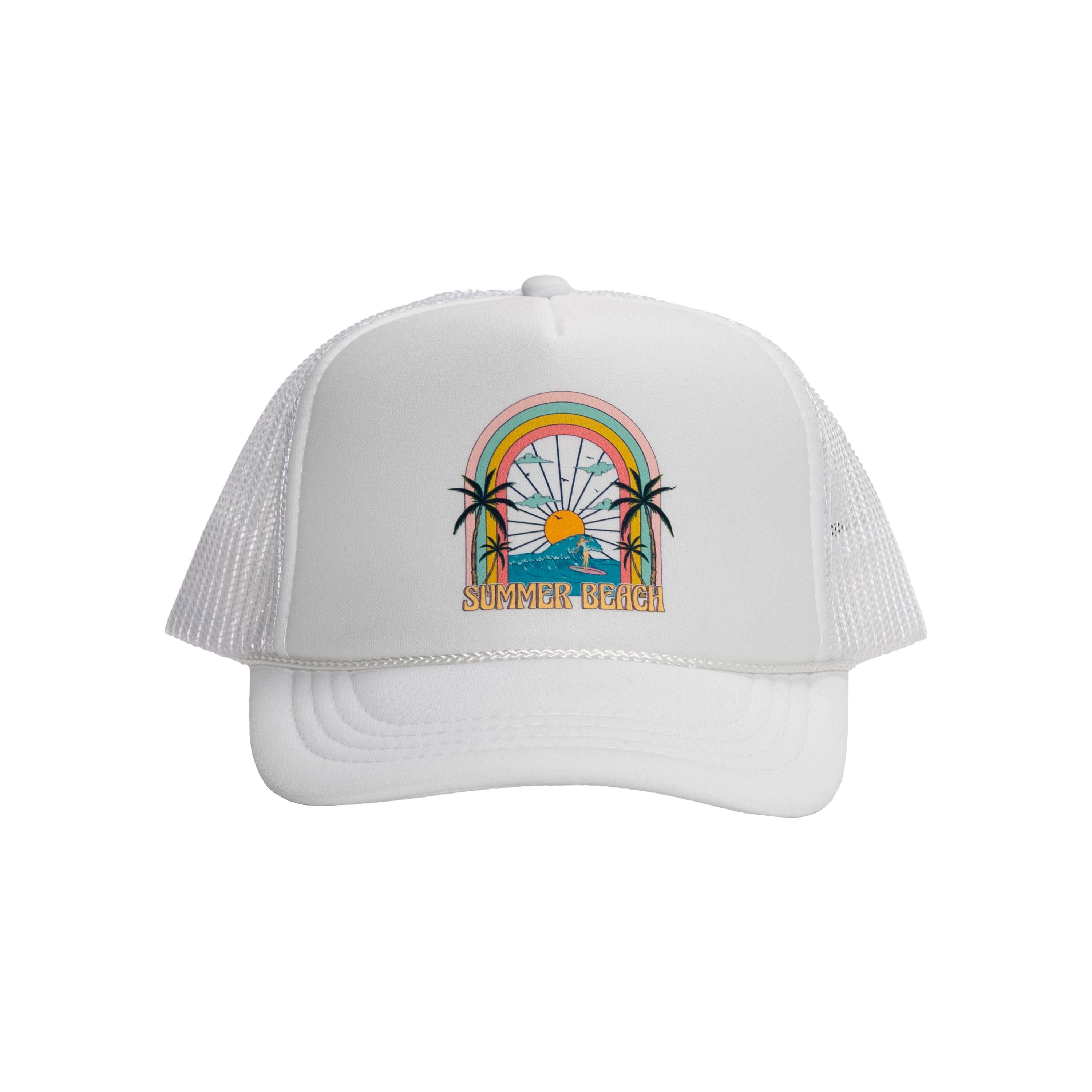 Summer Beach Kids Trucker Hats