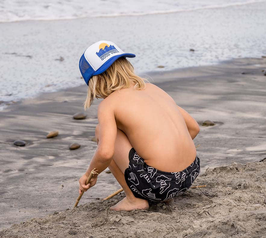 Kids Trucker Hat Good Vibes