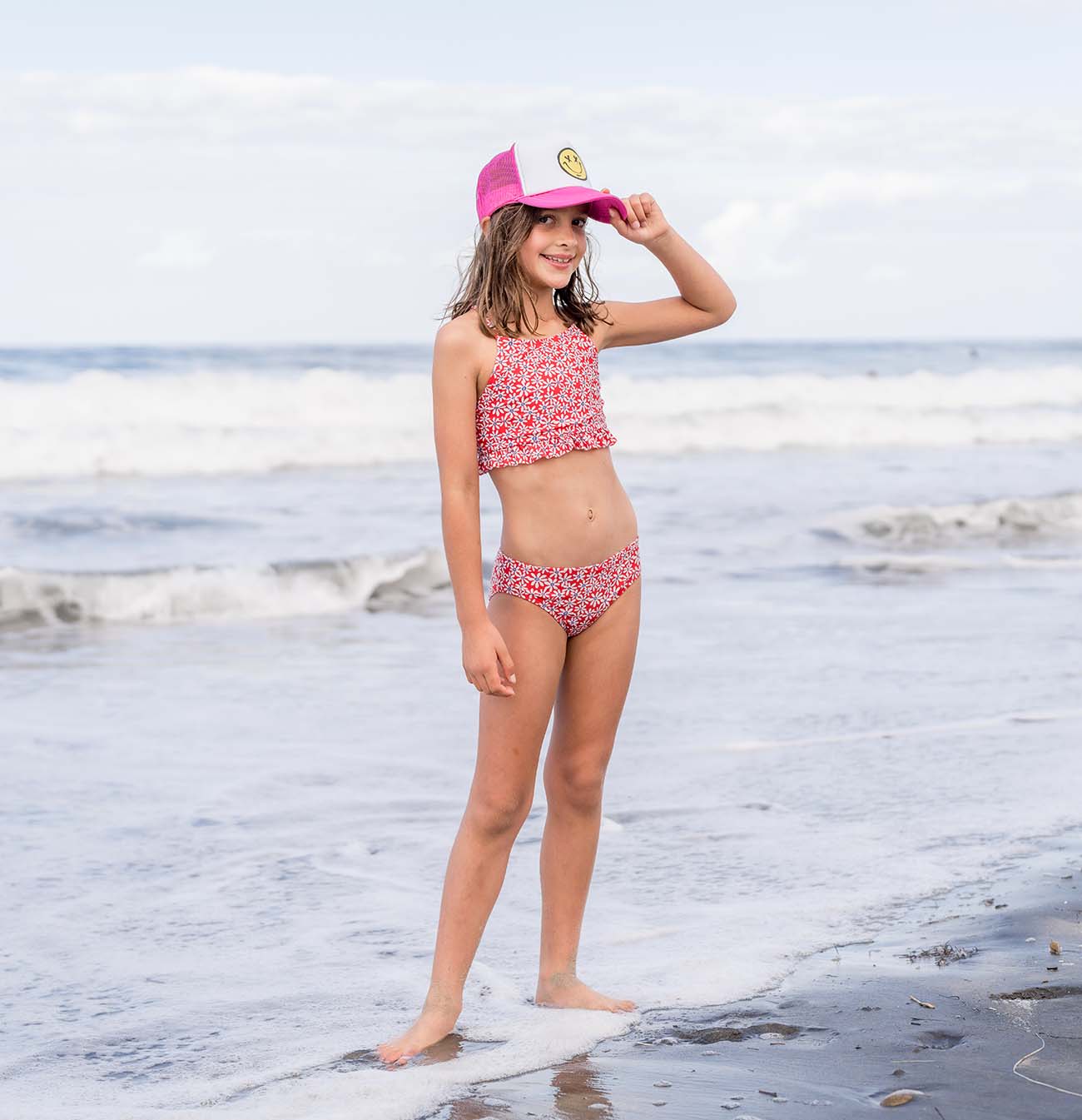 Don't Worry be Happy Kids trucker hats